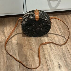 Woven Crossbody Bag